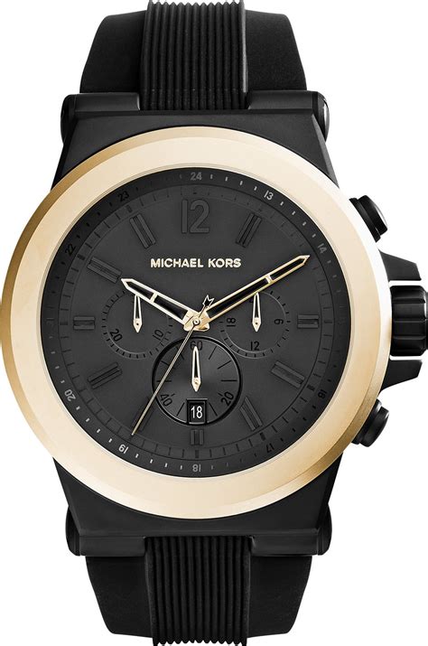 michael kors dylan pavé gunmetal silicone watch|Michael Kors dylan.